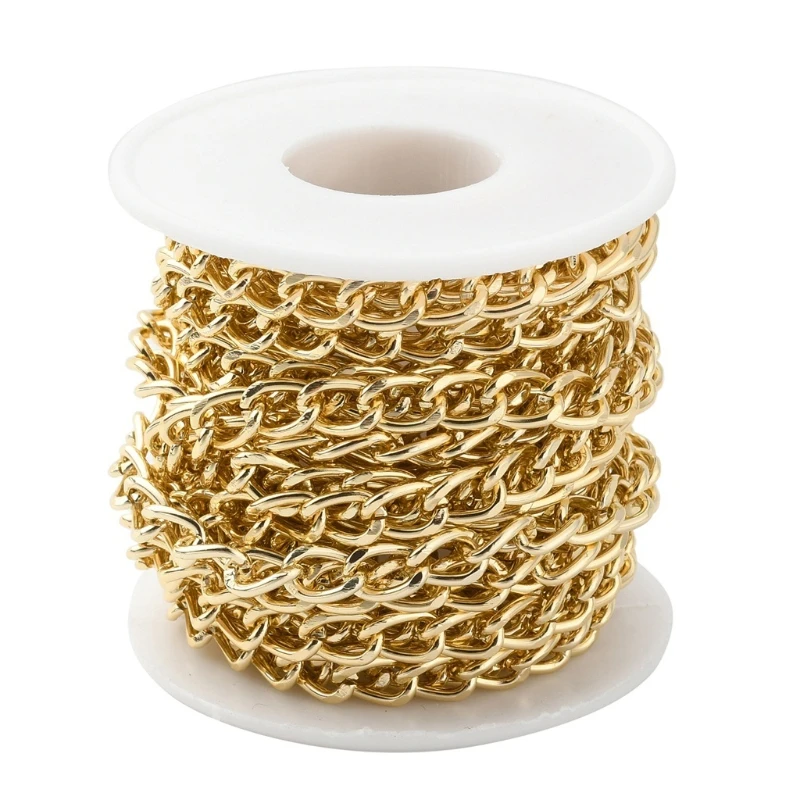 U90E 1 Roll 5m Aluminum Twisted Curb Chains for DIY Necklaces Bracelets Materials Jewelry Making Findings Handmade Supplies
U90E 1 Roll 5m Aluminum Twisted Curb Chains for DIY Necklaces Bracelets Materials Jewelry Making Findings Handmade Supplies