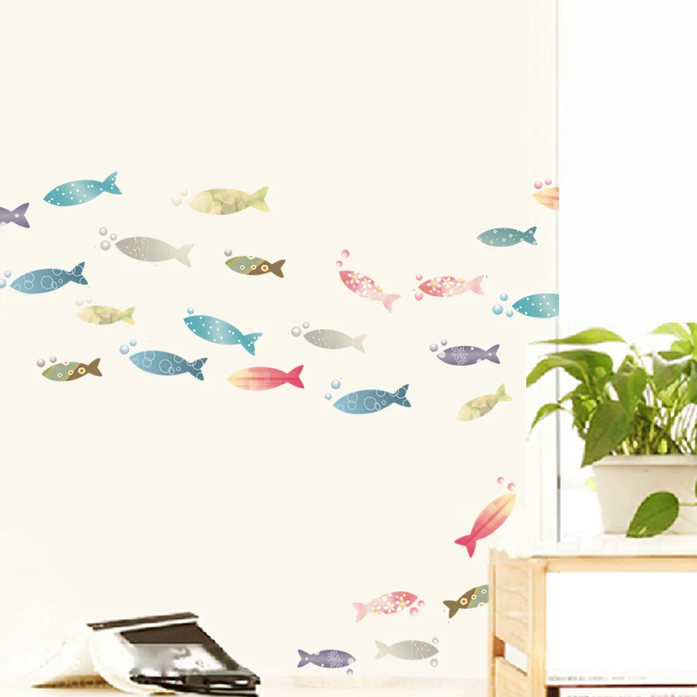 Colorful Fish Simple Wall Sticker Kitchen Refrigerator Self-adhesive Stickers Cartoon Painting Home Wall Decor Room Decoration
Colorful Fish Simple Wall Sticker Kitchen Refrigerator Self-adhesive Stickers Cartoon Painting Home Wall Decor Room Decoration