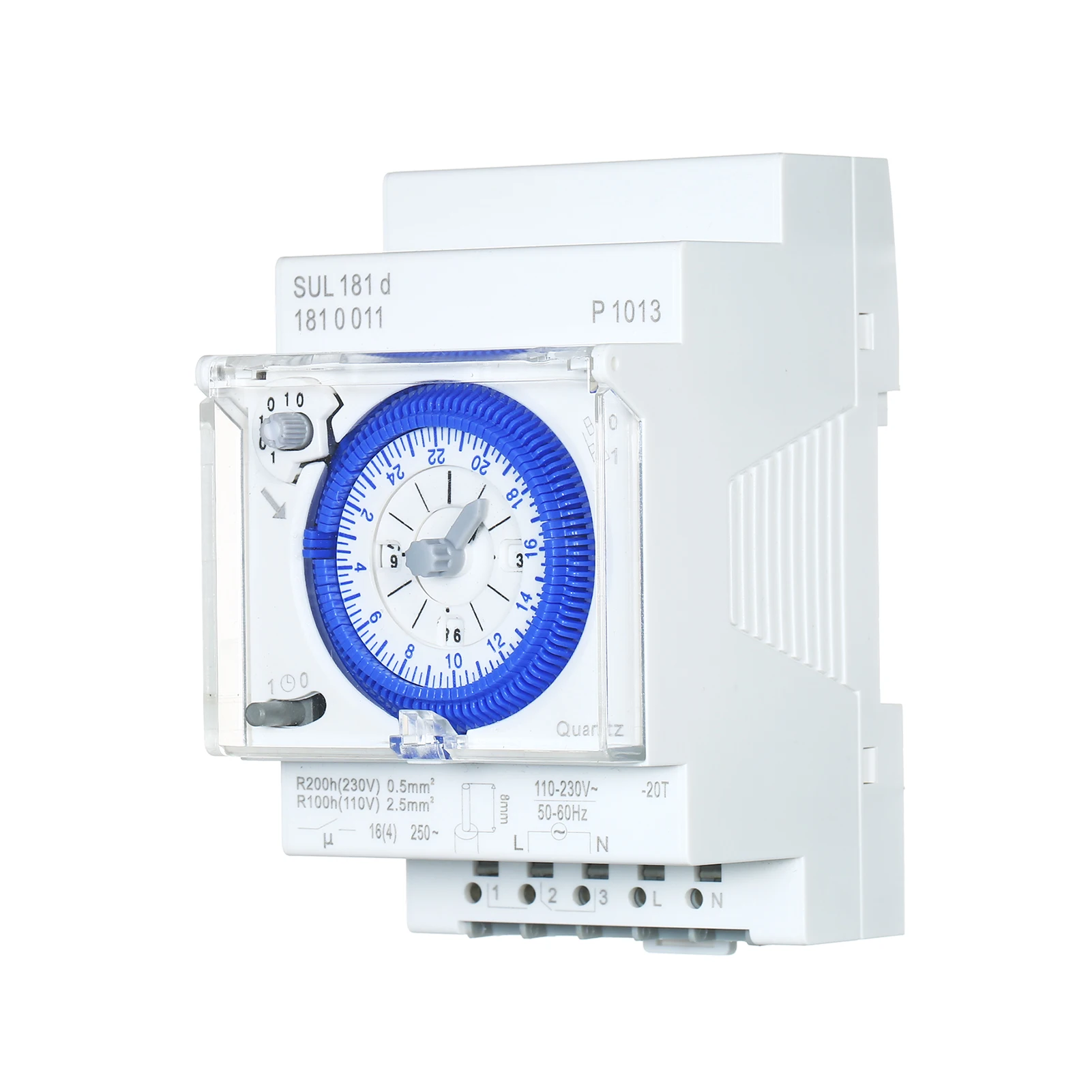 24-Hour Mechanical Timer 30-Minute Intervals Time Switch Relay Electrical Programmable Timer 24 hour Din Rail Timer Switch
24-Hour Mechanical Timer 30-Minute Intervals Time Switch Relay Electrical Programmable Timer 24 hour Din Rail Timer Switch