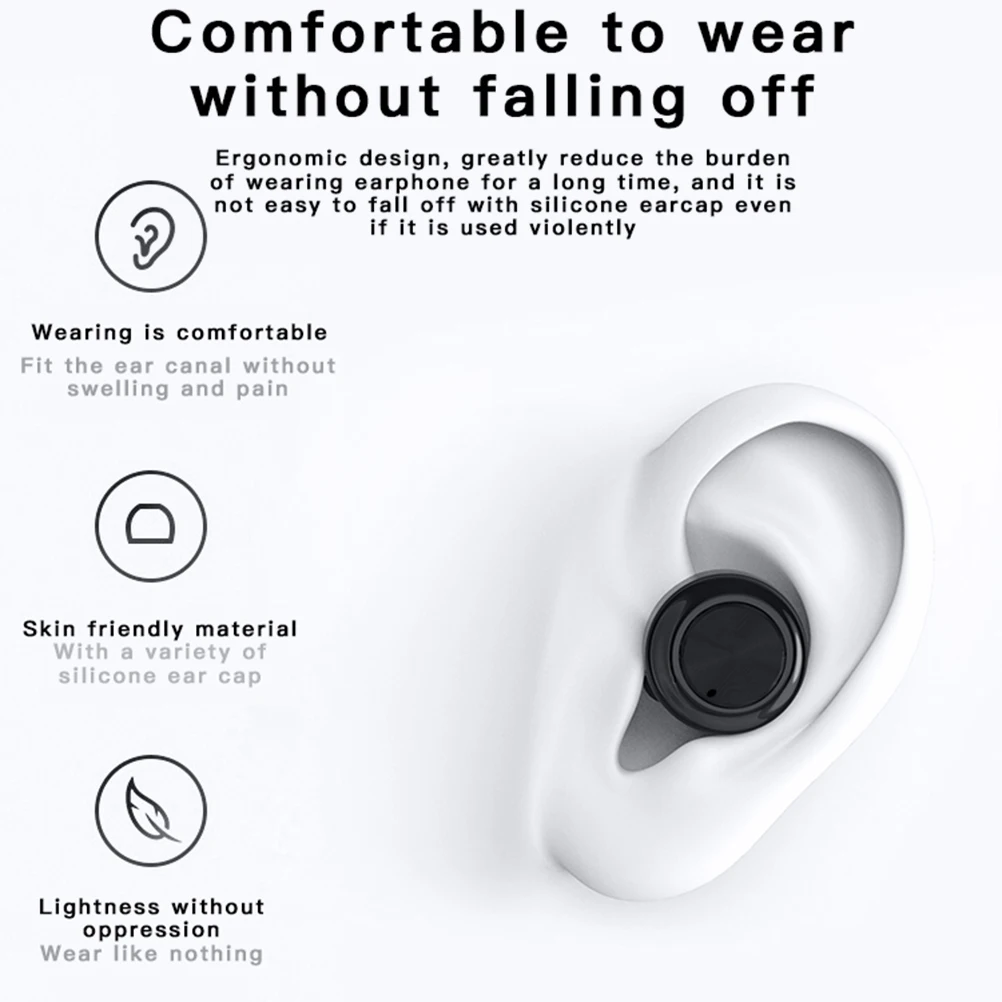 Good Quality Bluetooth 5.0 Wireless Earphones Headphones Stereo Earbuds TWS Sport Headset Earphone Headphone In-Ear Headset
Good Quality Bluetooth 5.0 Wireless Earphones Headphones Stereo Earbuds TWS Sport Headset Earphone Headphone In-Ear Headset