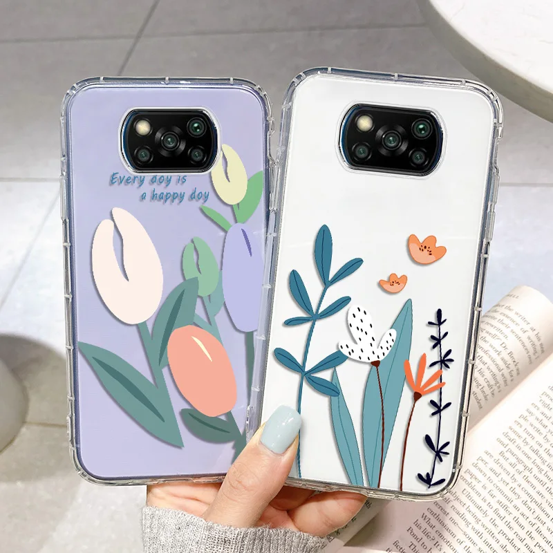 For Xiaomi Poco M3 Pro Case Transparent Flower Case Redmi Note 10 9 8 Pro 8T 9S 10S 7 Poco X3 NFC F3 9C 9A Cactus Cases Note10
For Xiaomi Poco M3 Pro Case Transparent Flower Case Redmi Note 10 9 8 Pro 8T 9S 10S 7 Poco X3 NFC F3 9C 9A Cactus Cases Note10