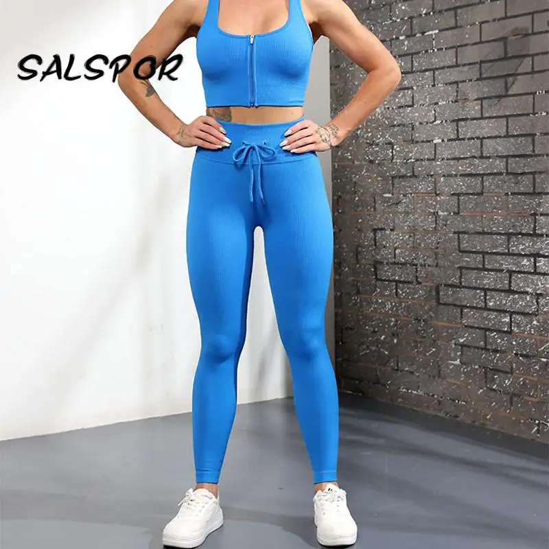 SALSPOR High Waist Leggings Sport Women Fitness Drawstring Hip Lifting Ladies Black Gymwear Athletic Legging Solid Bodybuilding
SALSPOR High Waist Leggings Sport Women Fitness Drawstring Hip Lifting Ladies Black Gymwear Athletic Legging Solid Bodybuilding