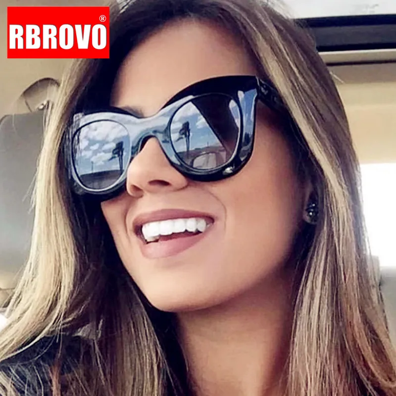 RBROVO Oversized Cat Eye Sunglasses Women Designer Luxury Man/Women Glasses Vintage Eyeglasses Women Cateye Gafas De Sol Mujer
RBROVO Oversized Cat Eye Sunglasses Women Designer Luxury Man/Women Glasses Vintage Eyeglasses Women Cateye Gafas De Sol Mujer