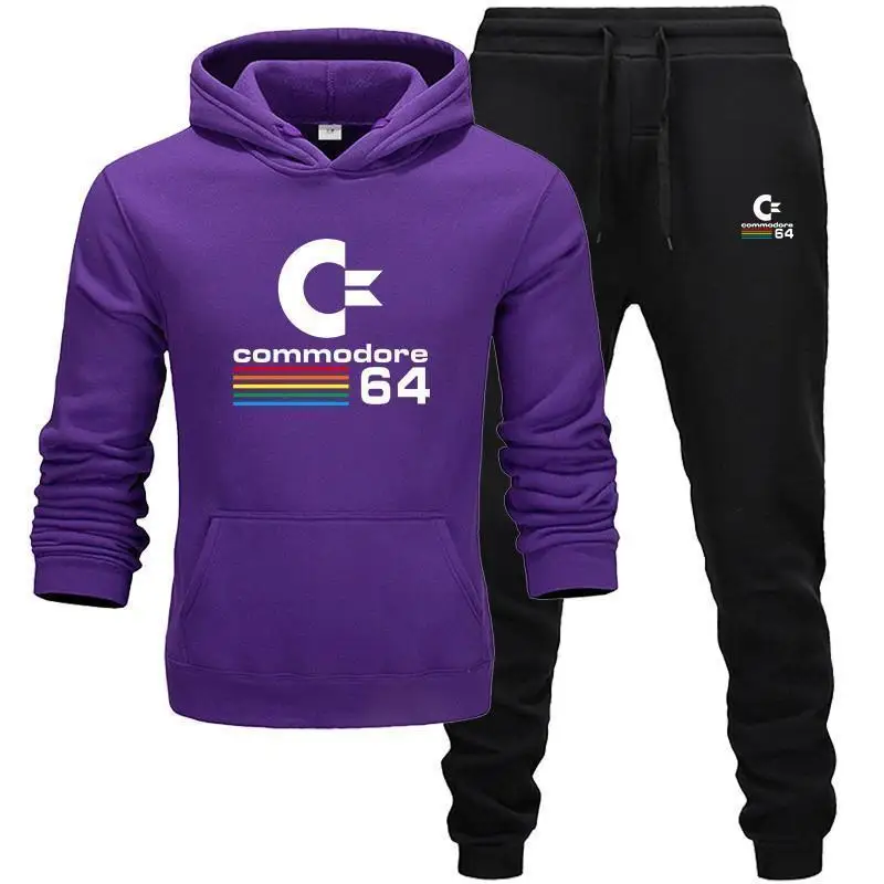 New set two piece fashion Commodore 64 hoodies Men's track and field sweatshirt autumn men brand clothing Hoodies + Pants sets
New set two piece fashion Commodore 64 hoodies Men's track and field sweatshirt autumn men brand clothing Hoodies + Pants sets
