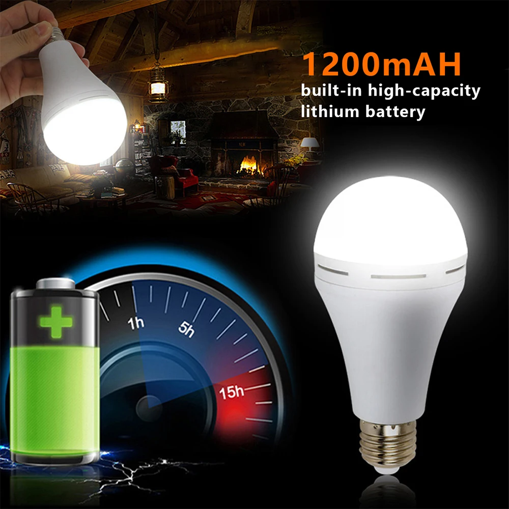 Led Emergency Bulb E27 Lamp 9W 12W 15W 18W Light LED Lighting Bulb Rechargeable Battery Lighting Outdoor Camping Bombillas Lamp
Led Emergency Bulb E27 Lamp 9W 12W 15W 18W Light LED Lighting Bulb Rechargeable Battery Lighting Outdoor Camping Bombillas Lamp