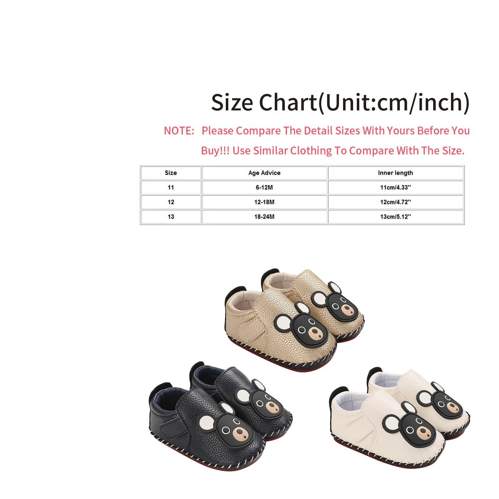New Baby Shoes Retro Leather Boy Girl Shoes Multicolor Toddler Rubber Sole Anti-slip First Walkers Infant Newborn Moccasins#35
New Baby Shoes Retro Leather Boy Girl Shoes Multicolor Toddler Rubber Sole Anti-slip First Walkers Infant Newborn Moccasins#35
