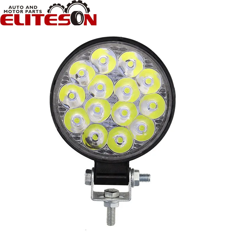 

Eliteson 42W 27W LED Headlight Mini Round Work Light 4x4 Off Road Fog Headlamps 6000K 12V 24V Working Bulbs Auto Accessories