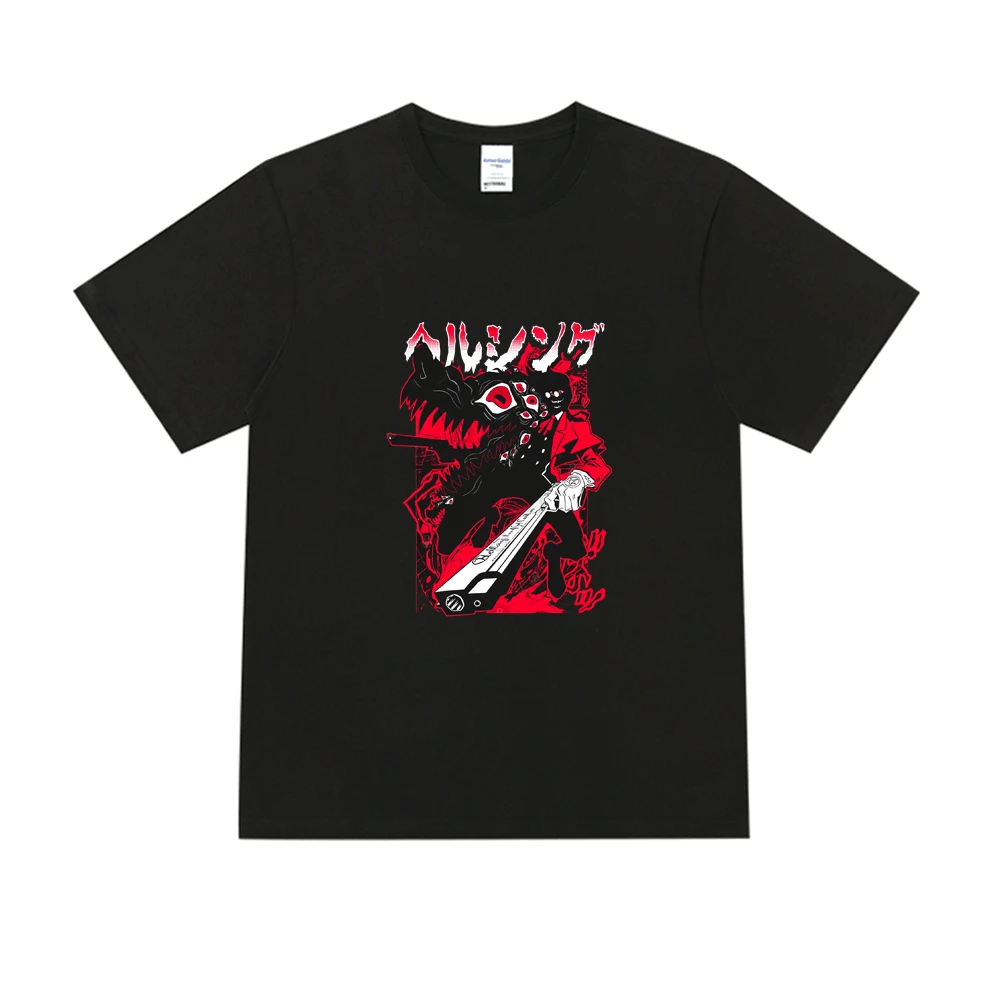 Hellsing Anime Alucard Vampire Hunter Tailored Anime T Shirt Retro Fashion Black Short Sleeve Tee Shirt Men Women Cotton T-shirt
Hellsing Anime Alucard Vampire Hunter Tailored Anime T Shirt Retro Fashion Black Short Sleeve Tee Shirt Men Women Cotton T-shirt