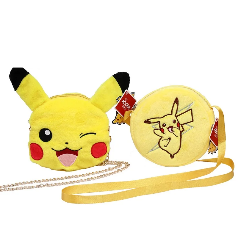 14 5 см Takara Tomy Pokemon подлинный Пикачу круглая сумка через плечо игрушки кукла
