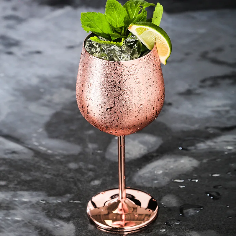 Stainless steel cocktail glass wine glass bar restaurant champagne glass red wine glass plated personalized goblet
Stainless steel cocktail glass wine glass bar restaurant champagne glass red wine glass plated personalized goblet