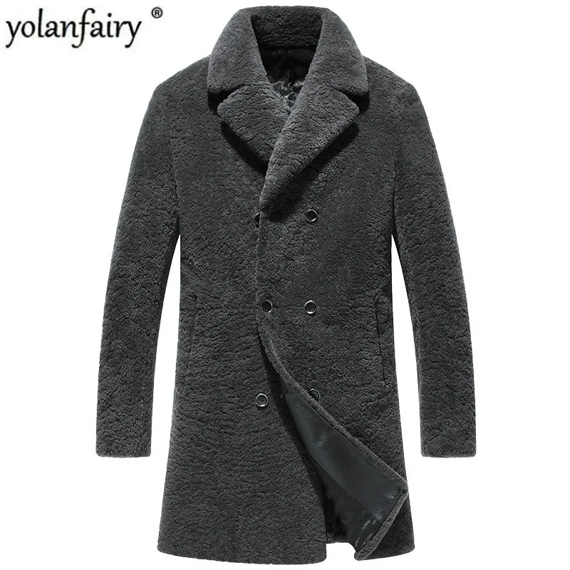 Real Fur Coat Winter Jacket Men Real Sheep Shearling Fur Long Coats Men Clothes 2020 Luxury Warm Jackets Veste Homme 323 Y1710
Real Fur Coat Winter Jacket Men Real Sheep Shearling Fur Long Coats Men Clothes 2020 Luxury Warm Jackets Veste Homme 323 Y1710
