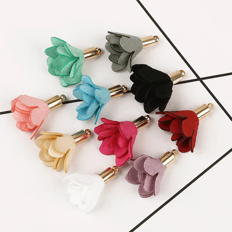 10pcs 18mm Colorful Fashion Flower Leather Tassel Cords Handmade Caps Tassel Charm Pendant Fit DIY Jewelry Zipper Head Making
10pcs 18mm Colorful Fashion Flower Leather Tassel Cords Handmade Caps Tassel Charm Pendant Fit DIY Jewelry Zipper Head Making