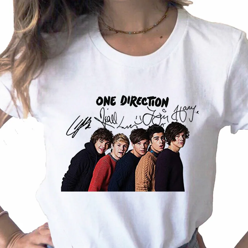 2021 New British Band One Direction print ladies T-shirt casual basics O-collar white shirt short sleeve ladies Tshirt,Drop Ship
2021 New British Band One Direction print ladies T-shirt casual basics O-collar white shirt short sleeve ladies Tshirt,Drop Ship