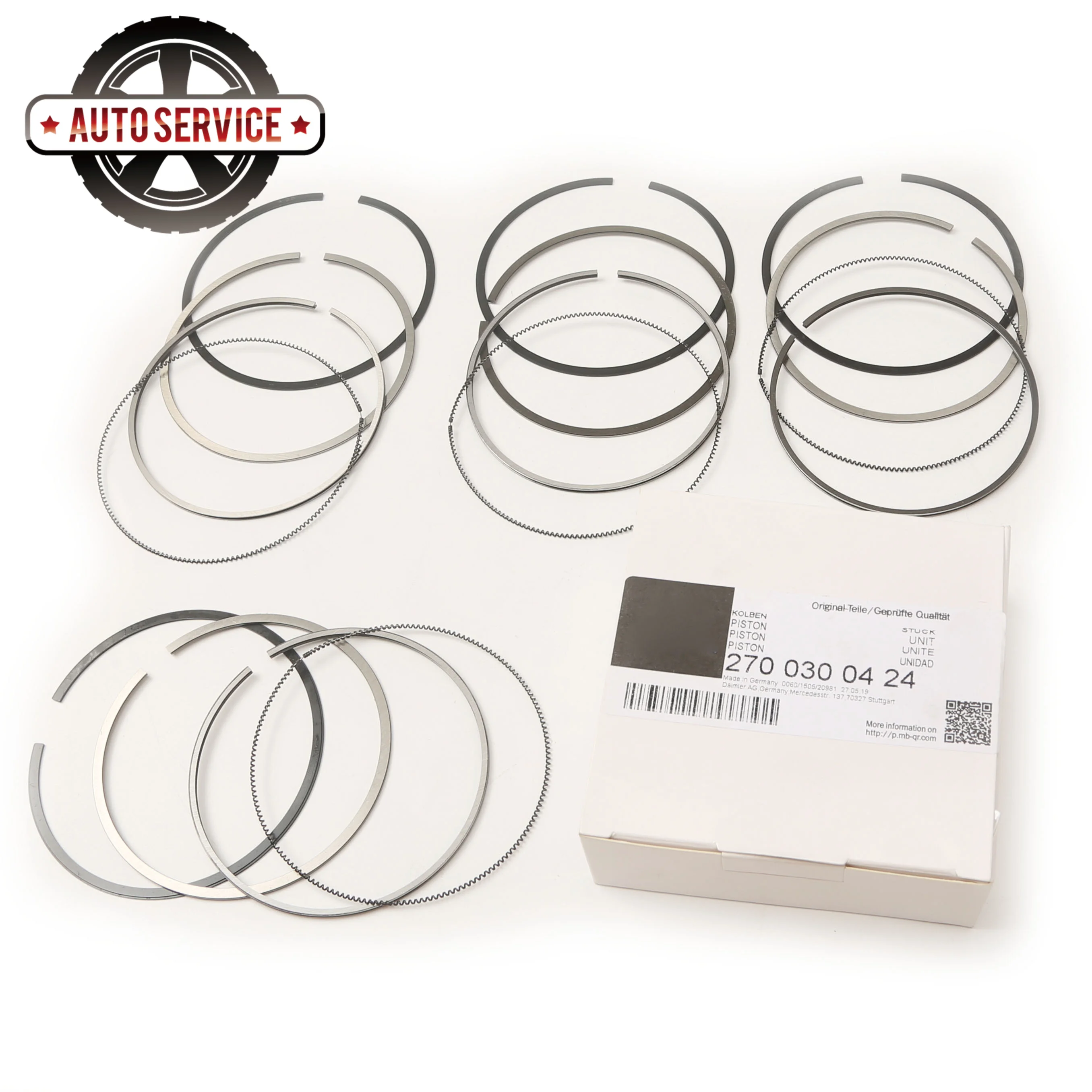 

Engine Piston Ring Set STD 83.0mm 2700300024 For Benz W176 A180 A200 W246 C117 X156 W205 C204 C117 W213 C253 E172 M270 1.6T 2.0T