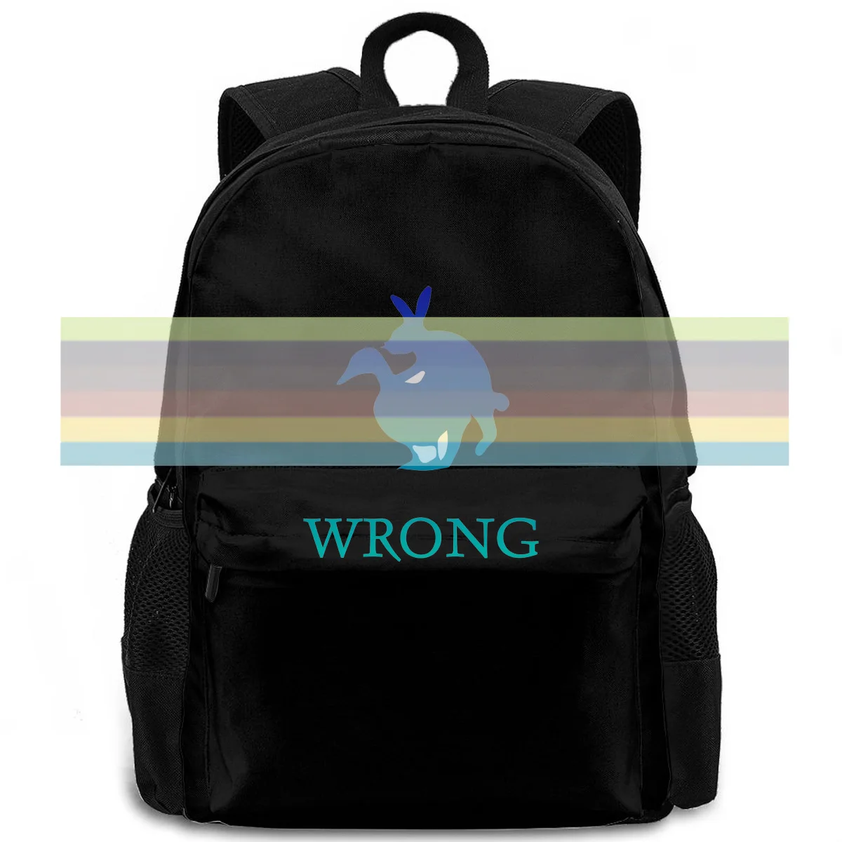 Wrong Duck And Rabbit Styled Slogan white Print women men backpack laptop travel school adult student
Wrong Duck And Rabbit Styled Slogan white Print women men backpack laptop travel school adult student