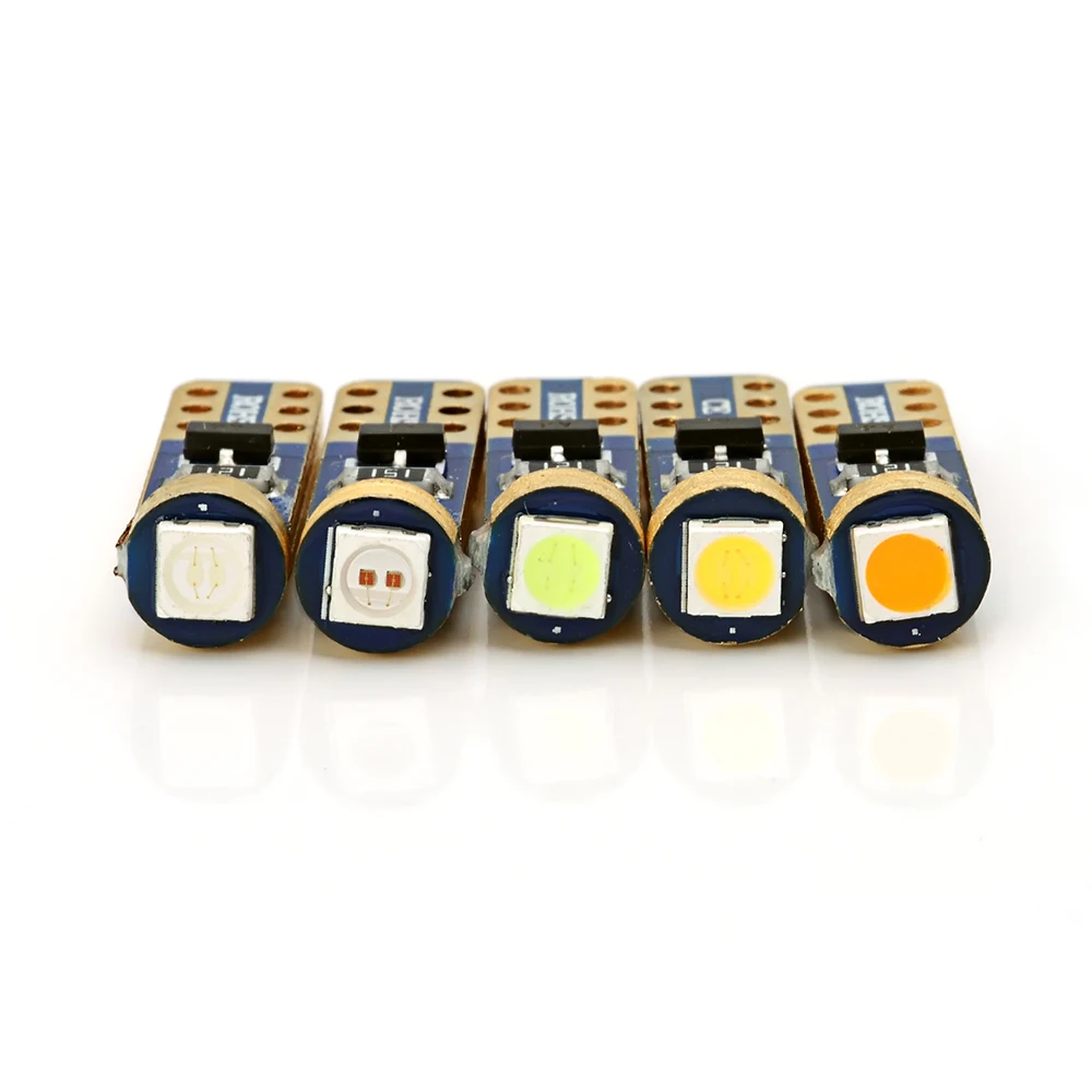 1 шт. супер яркий 3030 SMD темно синий цвет led T5 подсветка приборной панели автомобиля