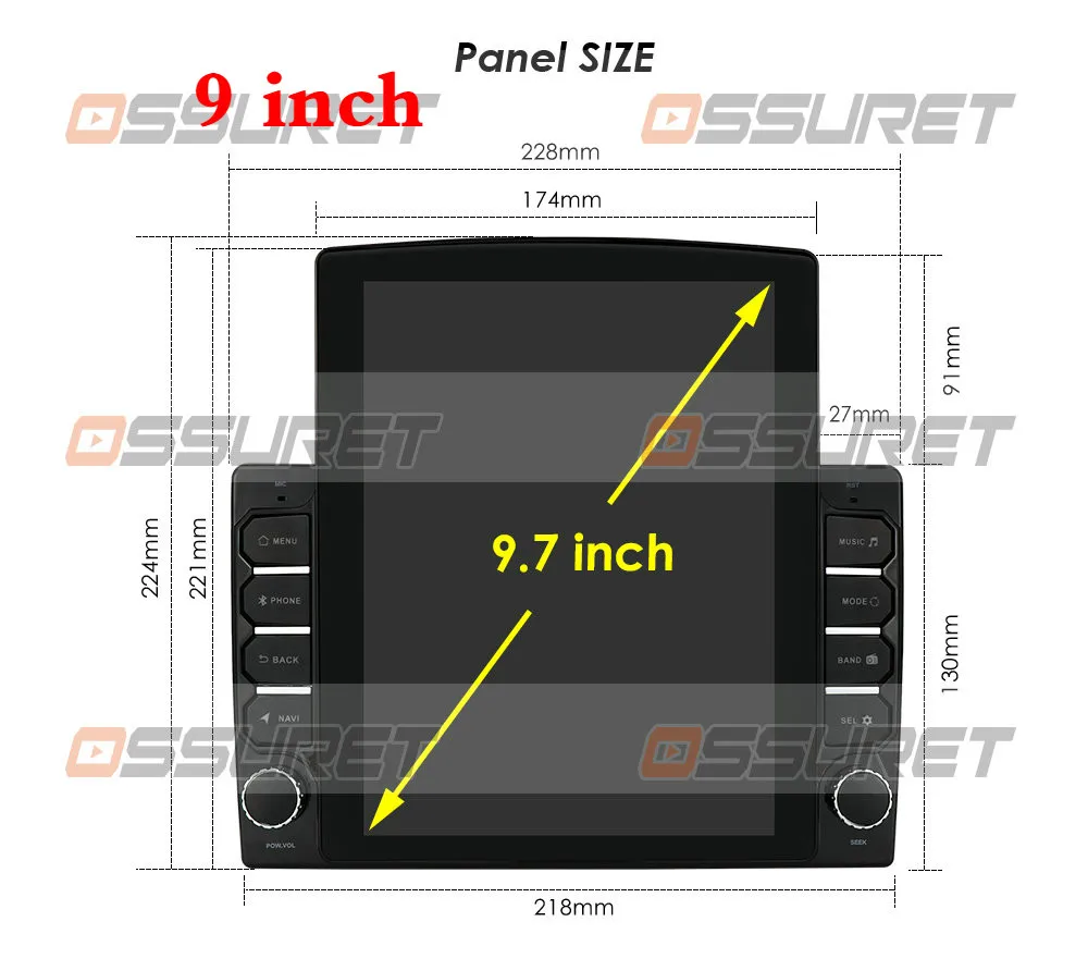 9/10.1 Inch Vertical Style for Tesla Screen 2 Din Universal Android 10 Car Radio GPS 2G RAM 32G ROM Autoradio Multimedia Player
9/10.1 Inch Vertical Style for Tesla Screen 2 Din Universal Android 10 Car Radio GPS 2G RAM 32G ROM Autoradio Multimedia Player