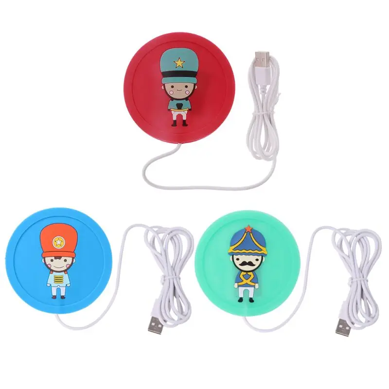 4 usb-хаб Электрический питательный стаканчик грелка Pad пластина для офиса и