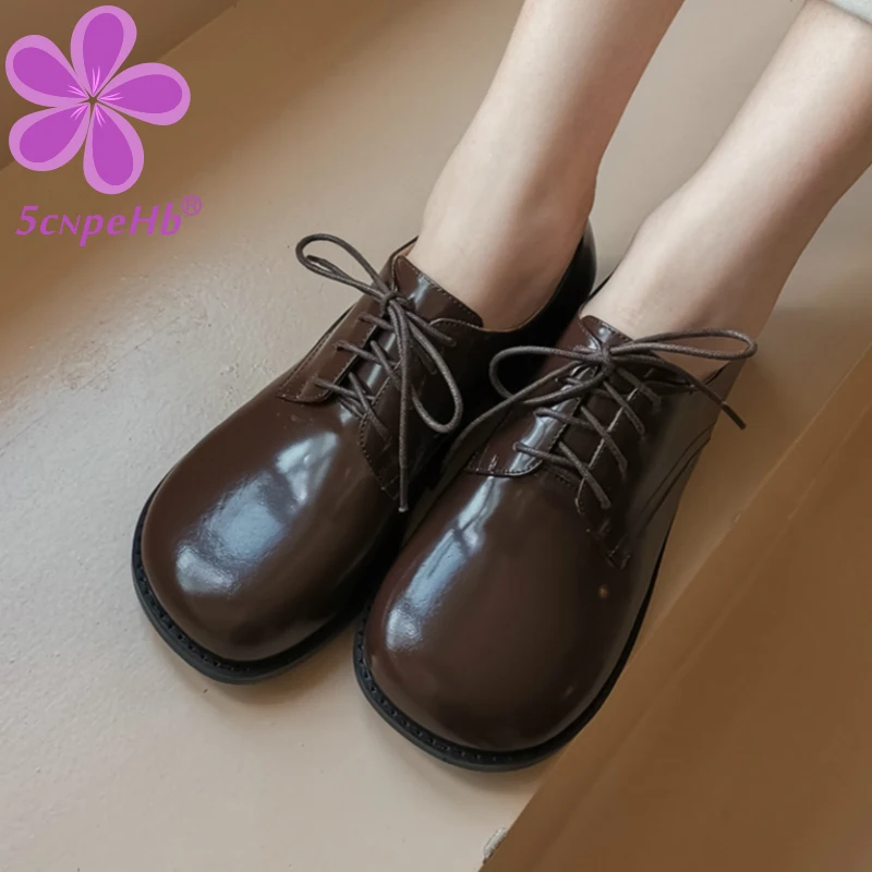 Vintage Women Oxfords Genuine Leather Shoes Lolita Girls Lace Up 2020 Autumn Japanese School Big Round Toe Casual Party Pumps
Vintage Women Oxfords Genuine Leather Shoes Lolita Girls Lace Up 2020 Autumn Japanese School Big Round Toe Casual Party Pumps