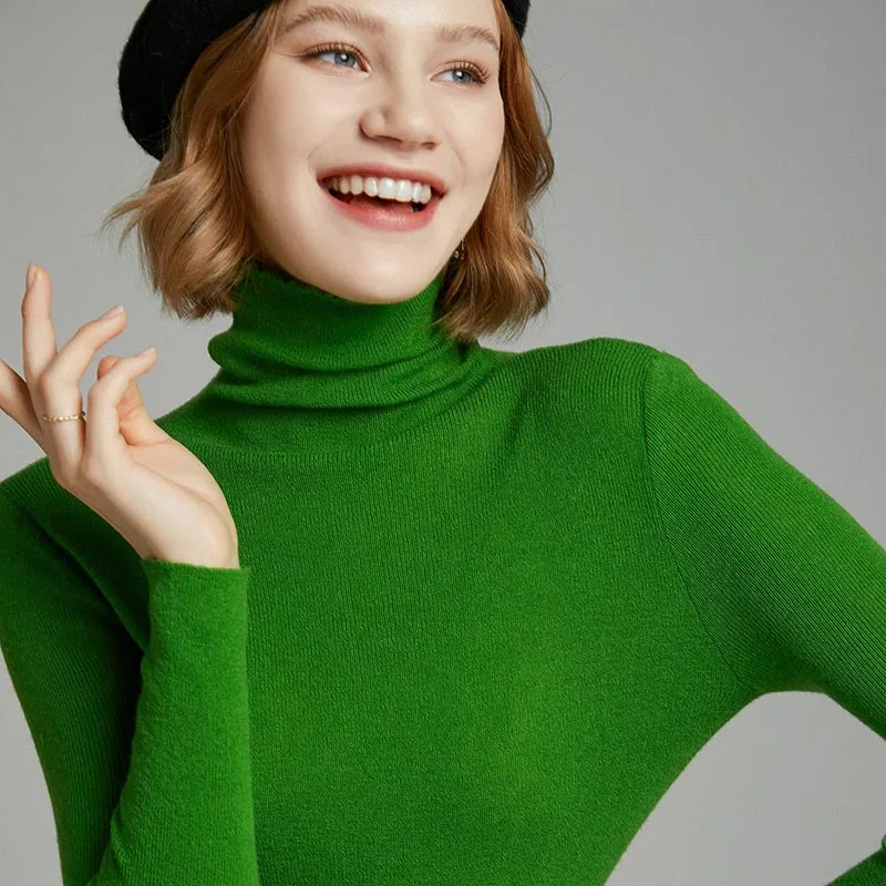 Women Sweaters Thin Soft 100% Pure Wool Knitted Jumpers 2021 Winter New Fashion Pullovers 4Colors Ladies Knitwears
Women Sweaters Thin Soft 100% Pure Wool Knitted Jumpers 2021 Winter New Fashion Pullovers 4Colors Ladies Knitwears