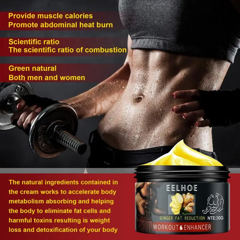 Ginger Fat Burning Massage Creams Abdominal Cream Men And Women's Fitness Shaping Cream To Strengthen Abdominal Muscle Slimming
Ginger Fat Burning Massage Creams Abdominal Cream Men And Women's Fitness Shaping Cream To Strengthen Abdominal Muscle Slimming