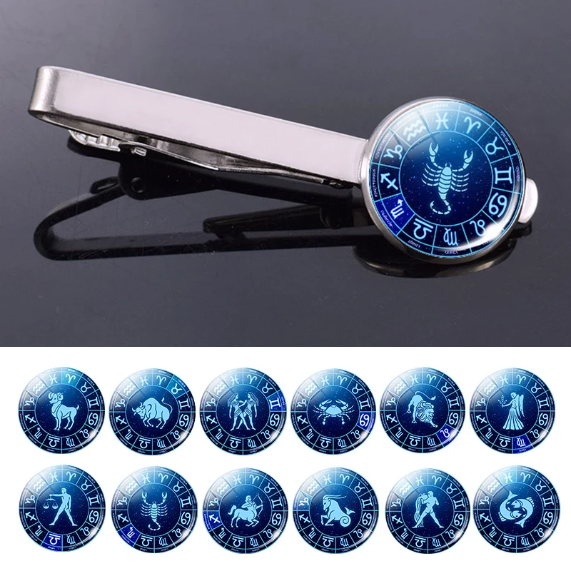 Men Birthday Gifts 12 Constellation Tie Clips Alloy Tie Bar Clip Pins Zodiac Signs Jewelry Tie Accessories
Men Birthday Gifts 12 Constellation Tie Clips Alloy Tie Bar Clip Pins Zodiac Signs Jewelry Tie Accessories