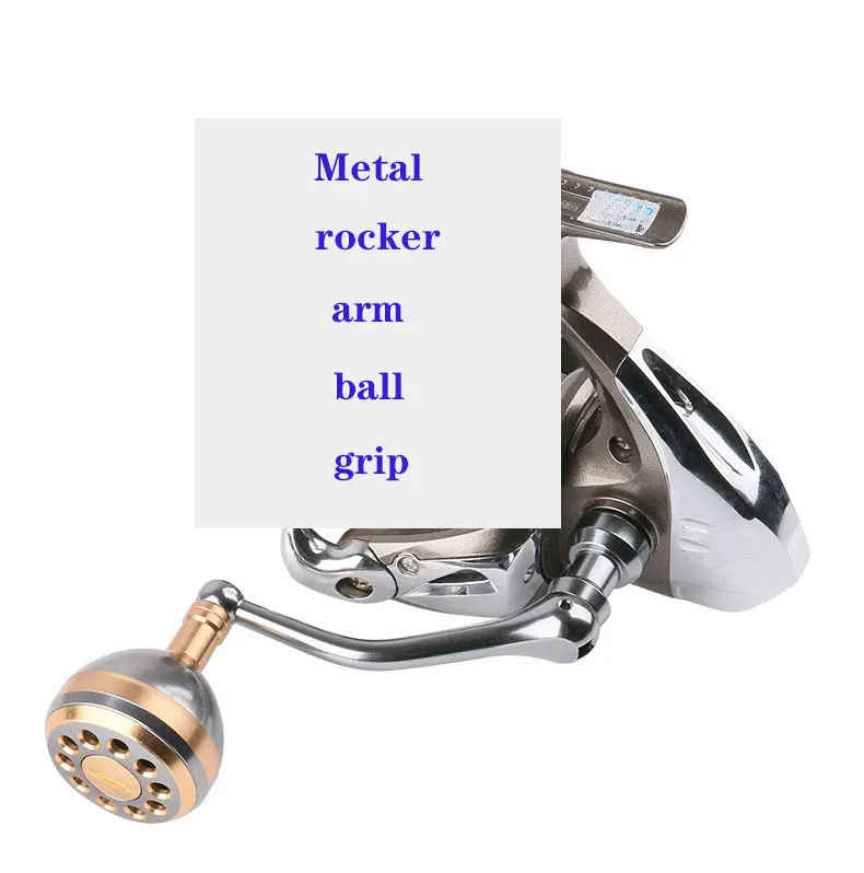 DEUKIO All Metal Four Angle Shaft Rocker Fishing Reel Accessories Hand Held Pill Modification Reel Handle Silver Aluminum Alloy
DEUKIO All Metal Four Angle Shaft Rocker Fishing Reel Accessories Hand Held Pill Modification Reel Handle Silver Aluminum Alloy