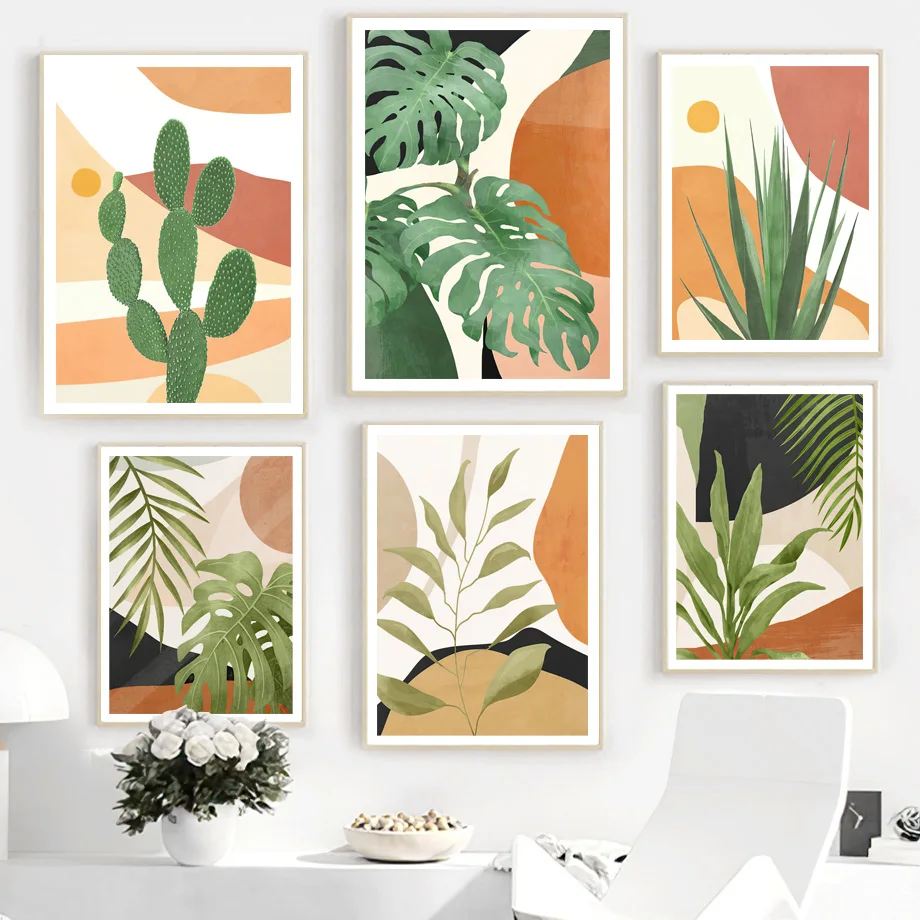 Boho Cactus Monstera Palm Leaf Abstract Wall Art Canvas Painting Nordic Posters And Prints Wall Pictures For Living Room Decor
Boho Cactus Monstera Palm Leaf Abstract Wall Art Canvas Painting Nordic Posters And Prints Wall Pictures For Living Room Decor