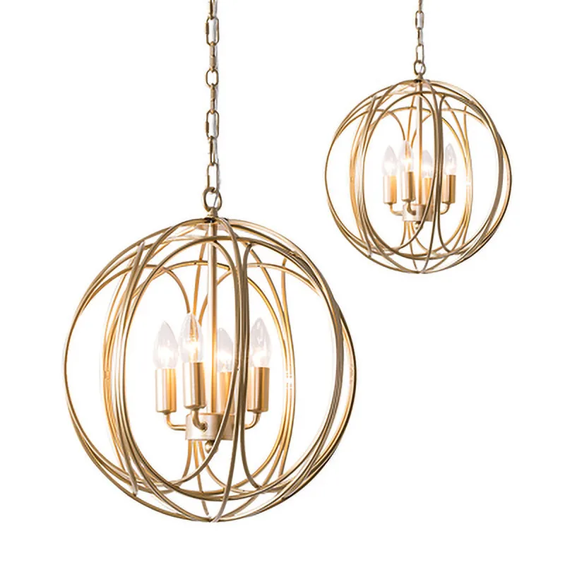 Modern Industrial Gold Pendant Lights Nordic American Round Cage Hanging Lamp Loft Pendant Lamp for Dining Room Kitchen Bedroom
Modern Industrial Gold Pendant Lights Nordic American Round Cage Hanging Lamp Loft Pendant Lamp for Dining Room Kitchen Bedroom
