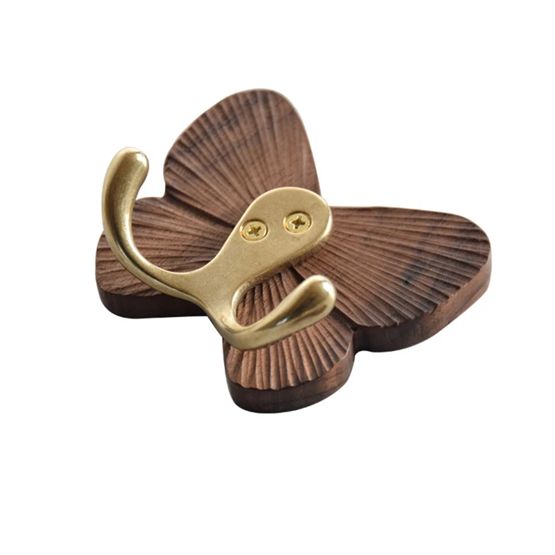 Butterfly-Shaped Coat Hat Key Hook Wall Mounted Wooden Wall Hooks Hanger Hat Holder for Bathroom Hanging Towels
Butterfly-Shaped Coat Hat Key Hook Wall Mounted Wooden Wall Hooks Hanger Hat Holder for Bathroom Hanging Towels