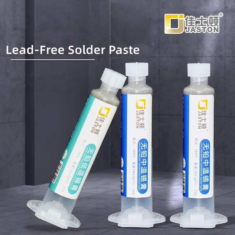 Lead-free solder paste 138 degrees soldering tin for iPhone PCB BGA LED repair environmental protection tin mud CPU tin 35g
Lead-free solder paste 138 degrees soldering tin for iPhone PCB BGA LED repair environmental protection tin mud CPU tin 35g