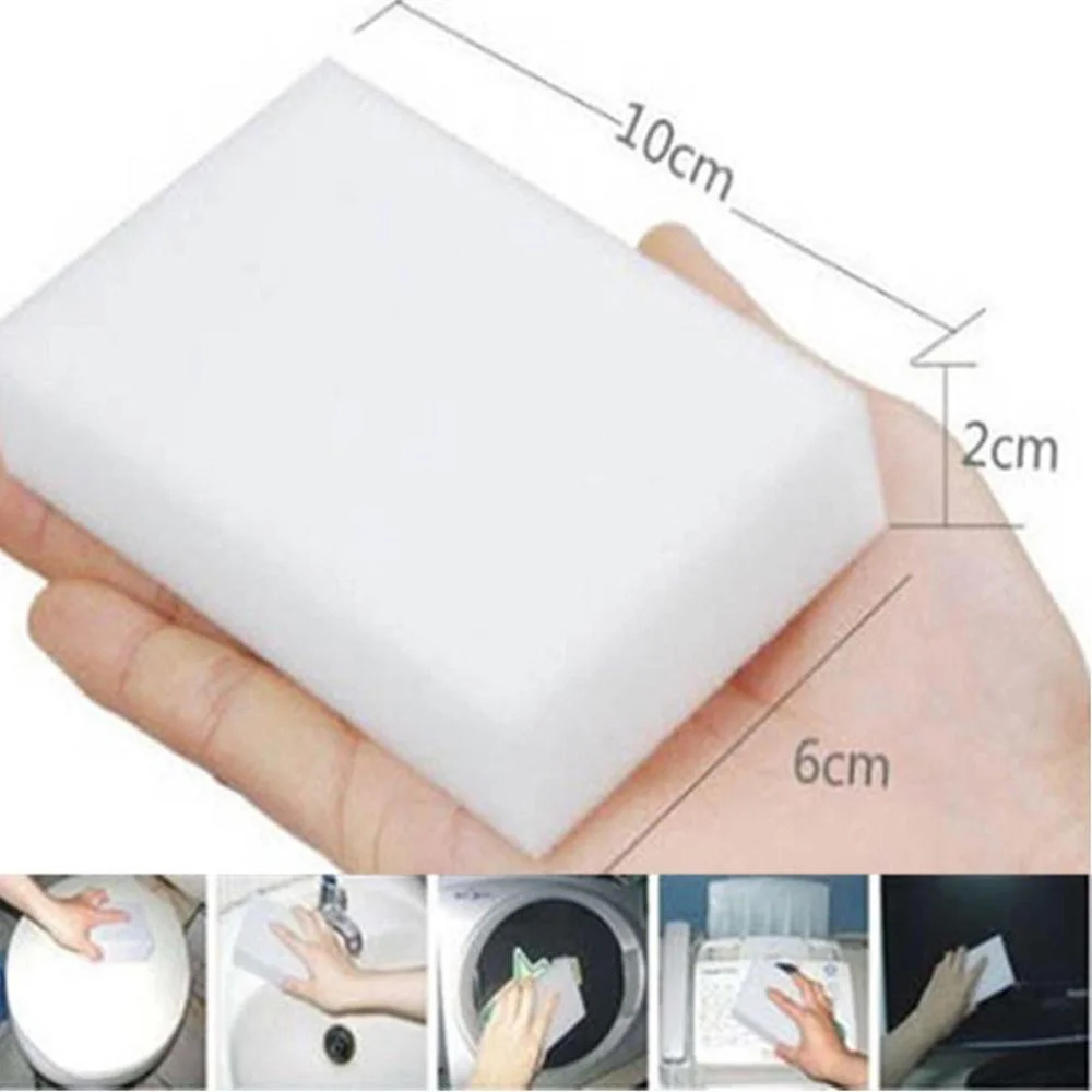 50pcs Extra High-density Durable Nano Cleaning Sponge Eraser Strong Decontamination Washing Brush (White)
50pcs Extra High-density Durable Nano Cleaning Sponge Eraser Strong Decontamination Washing Brush (White)