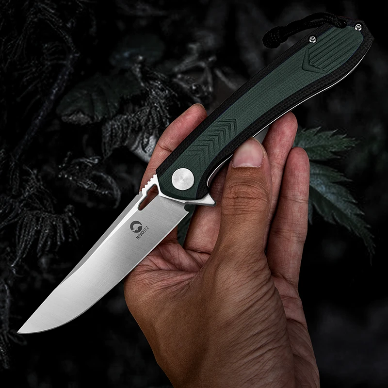 SeeMoonsD2 Tool Steel Folding Pocket Knife with Clip Green G10 Handle EDC Knives for Fruit Cutting Outdoors Self Defense Peeler
SeeMoonsD2 Tool Steel Folding Pocket Knife with Clip Green G10 Handle EDC Knives for Fruit Cutting Outdoors Self Defense Peeler