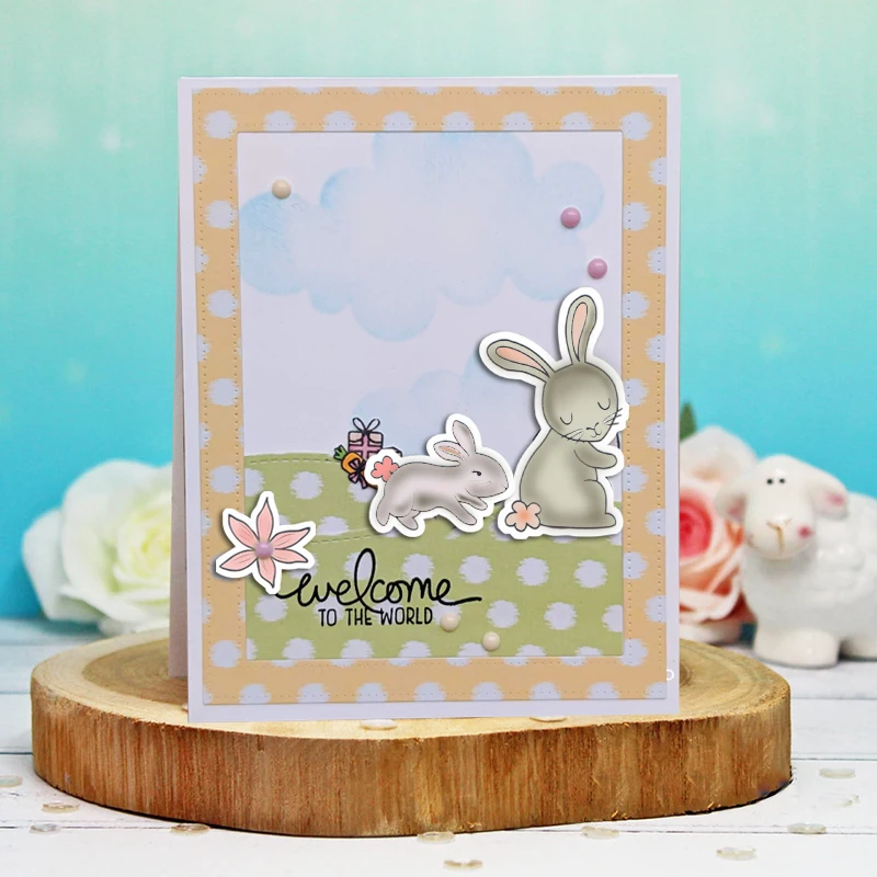 Cute Rabbit and Sheep Clear Stamps for DIY Scrapbooking Card Making Photo Album Handmade Decor Silicon Stamp Crafts New Stamps
Cute Rabbit and Sheep Clear Stamps for DIY Scrapbooking Card Making Photo Album Handmade Decor Silicon Stamp Crafts New Stamps