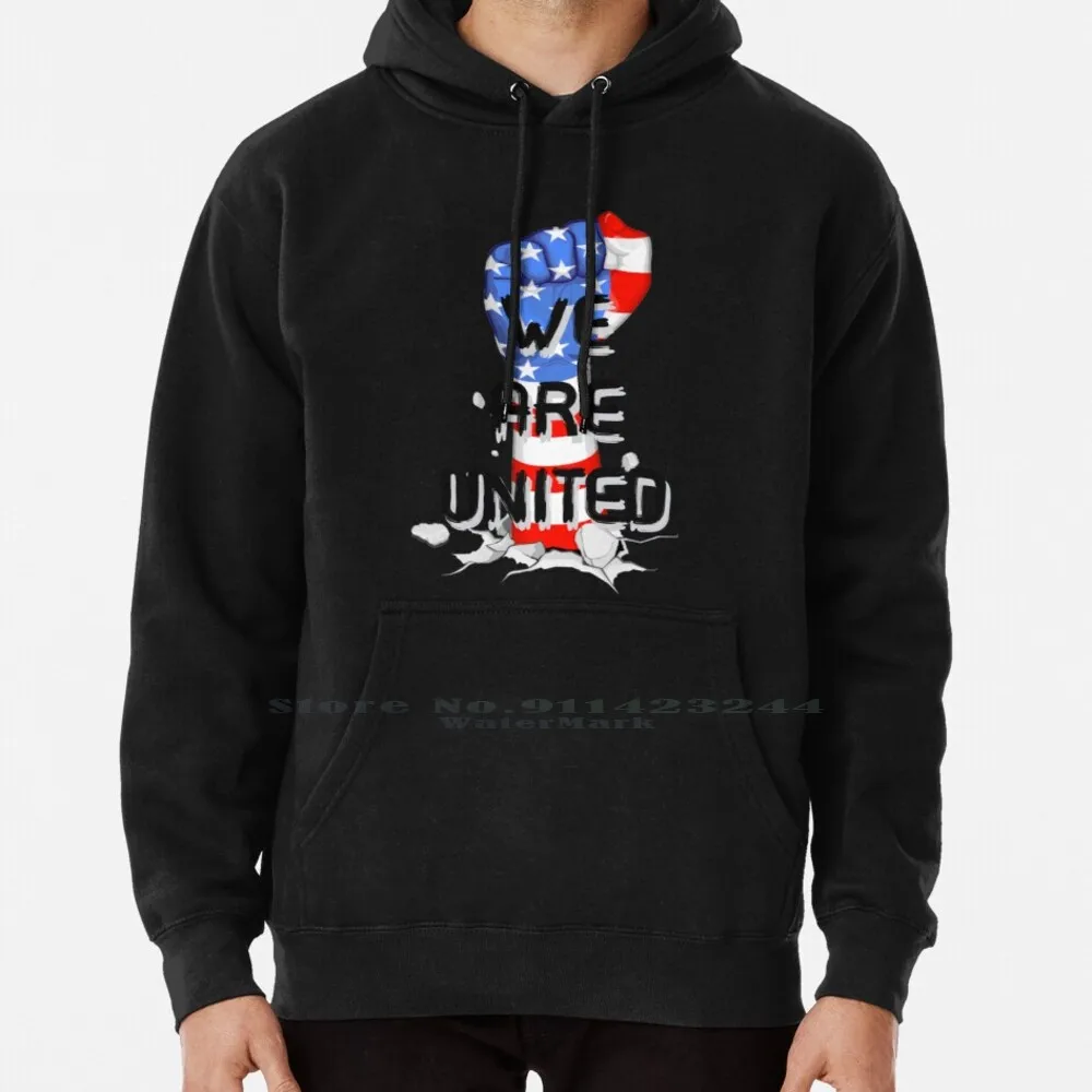 

We Are United Hoodie Sweater 6xl Cotton Usa United States Republic Rush Limbaugh Talk Radio One America American Flag Women