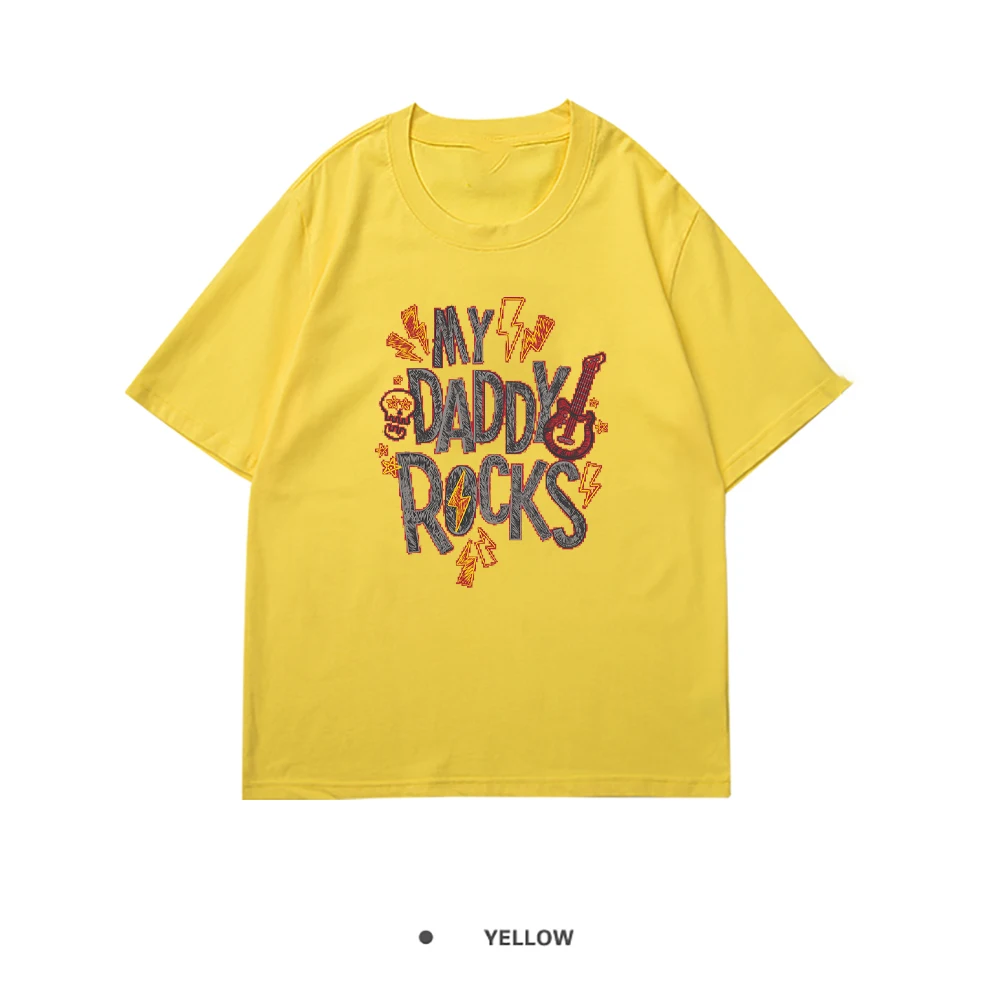 My Daddy Rocks Printing T-shirt Women Short Sleeve T Shirts Fashion Oversize Tshirt o-neck T Shirts For Woman
My Daddy Rocks Printing T-shirt Women Short Sleeve T Shirts Fashion Oversize Tshirt o-neck T Shirts For Woman