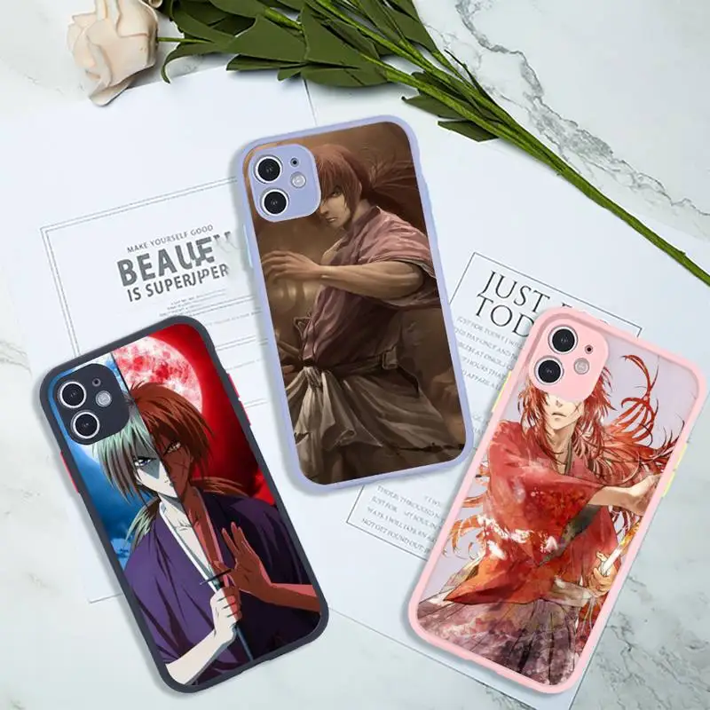 Rurouni Kenshin Phone Case For iPhone 13 12 11 Mini Pro XR XS Max 7 8 Plus X Matte transparent Pink Back Cover
Rurouni Kenshin Phone Case For iPhone 13 12 11 Mini Pro XR XS Max 7 8 Plus X Matte transparent Pink Back Cover