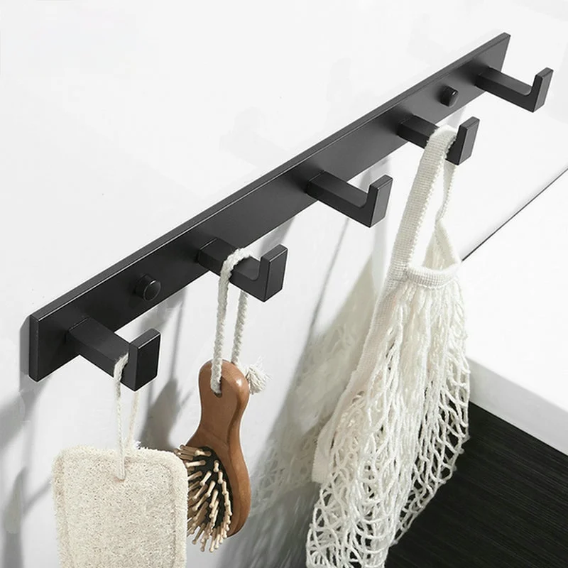 Black Space Aluminum Robe Hooks Wall Hang Mounted Towel Hook Painted Clothes Hook Bathroom Hardware
Black Space Aluminum Robe Hooks Wall Hang Mounted Towel Hook Painted Clothes Hook Bathroom Hardware