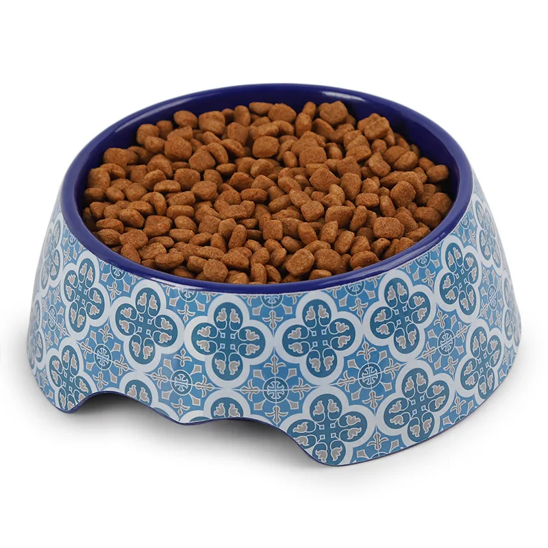 

Pets Accessories for Dogs Cat Feeder Bowls Blue White Pattern Dog Drinker Feeders Drinking Bowl Plates Containers for Food Young