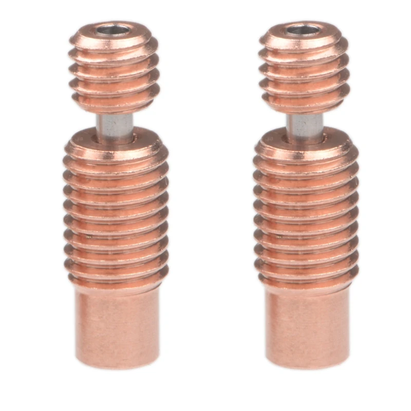 2PCS Heat Break Bi-Metal All-Metal 3D Printer Accessories Nozzle Throat for 1.75mm E3D V6 Heater Block(Threaded)
2PCS Heat Break Bi-Metal All-Metal 3D Printer Accessories Nozzle Throat for 1.75mm E3D V6 Heater Block(Threaded)