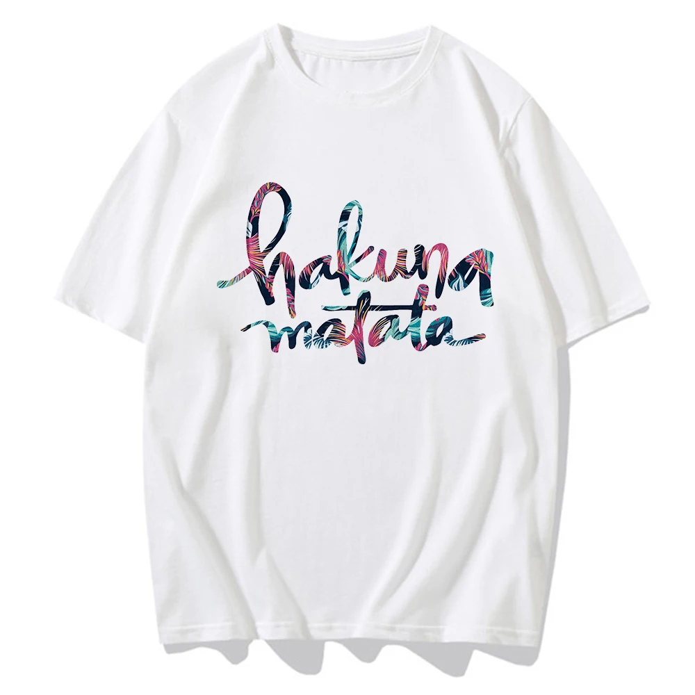 Женская одежда Disney Hakuna Matata Plaza испанская футболка большого размера с