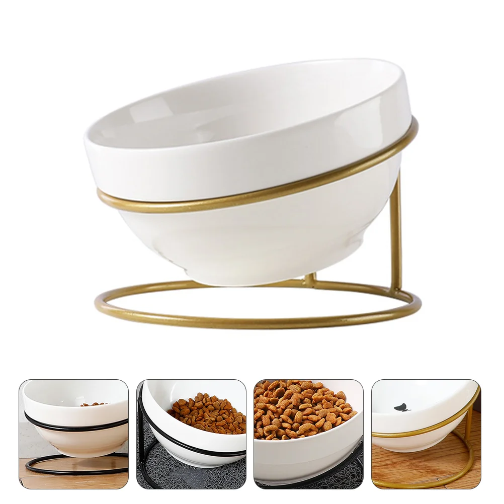 1pc Ceramic Dog Cat Food Bowl Slant Design Bowl Pet Food Feeding Container 
1pc Ceramic Dog Cat Food Bowl Slant Design Bowl Pet Food Feeding Container