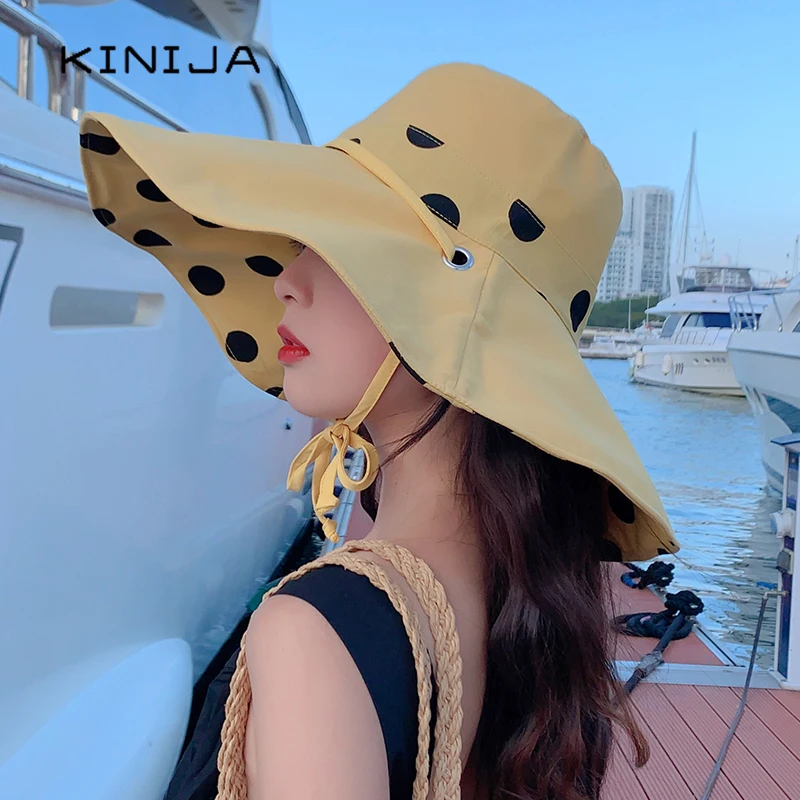 Wide large brim beach sun hats for women Wave point Double side fashion fishing fisherman cap outdoor uv protection bucket hat
Wide large brim beach sun hats for women Wave point Double side fashion fishing fisherman cap outdoor uv protection bucket hat