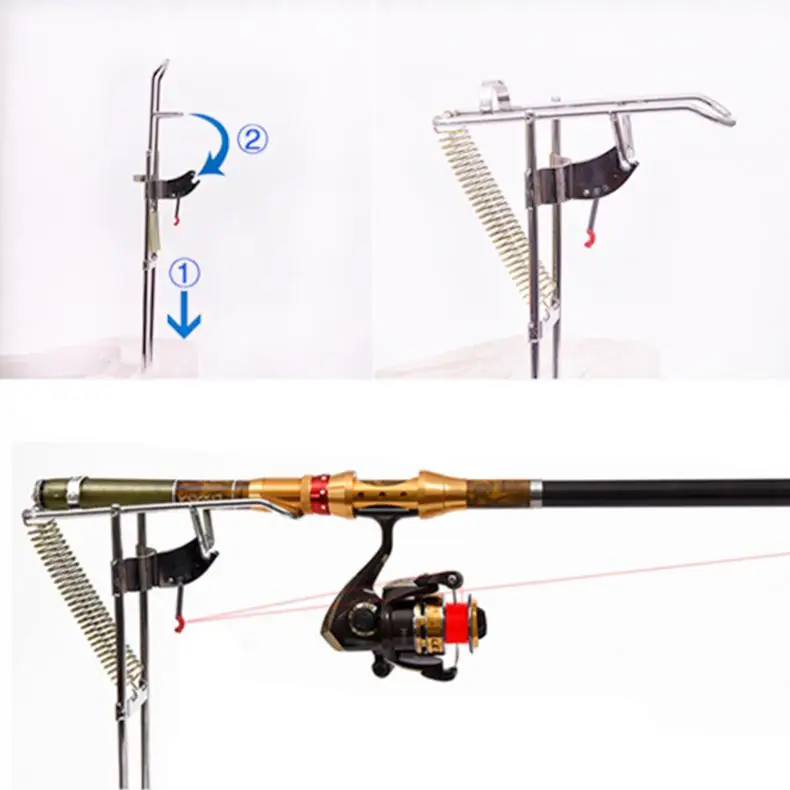 Fishing Rod Holders Automatic Double Spring Fish Rod Holder Anti-Rust Steel Fishing Pole Bracket Hot
Fishing Rod Holders Automatic Double Spring Fish Rod Holder Anti-Rust Steel Fishing Pole Bracket Hot