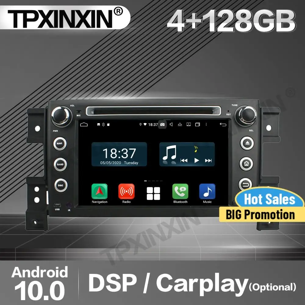 Автомагнитола 2 Din, 128G Carplay, стерео приемник, Android для Suzuki Grand Vitara 2005-2011, 2012, 2013, IPS, GPS-плеер, аудио, головное устройство
Автомагнитола 2 Din, 128G Carplay, стерео приемник, Android для Suzuki Grand Vitara 2005-2011, 2012, 2013, IPS, GPS-плеер, аудио, головное устройство