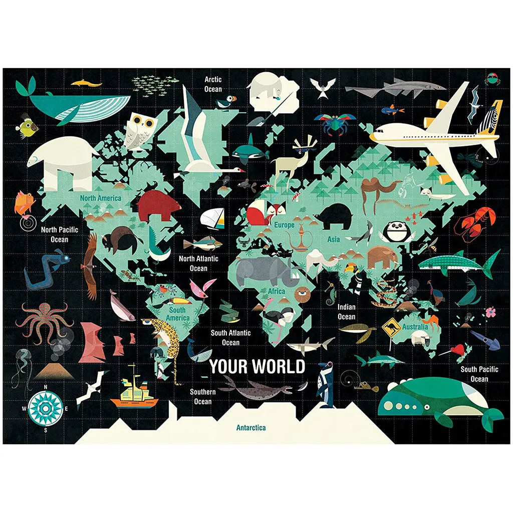 Decompression Puzzle for Adults DIY Puzzle Each Piece is Shaped Puzzle Christmas Gift for Kids Jigsaw Puzzle with Sticker FE
Decompression Puzzle for Adults DIY Puzzle Each Piece is Shaped Puzzle Christmas Gift for Kids Jigsaw Puzzle with Sticker FE