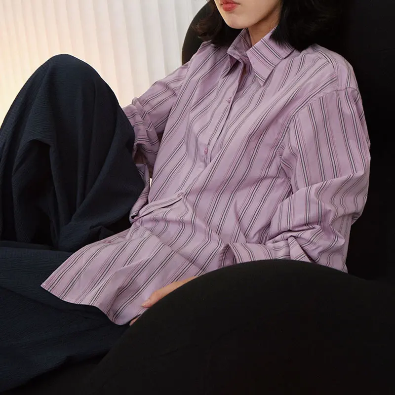 XITAO Stripe Color Contrast Shirt 2021 Autumn New Style Korean Version Simplicity Casual All-match Long Sleeve Shirt LDD2149
XITAO Stripe Color Contrast Shirt 2021 Autumn New Style Korean Version Simplicity Casual All-match Long Sleeve Shirt LDD2149