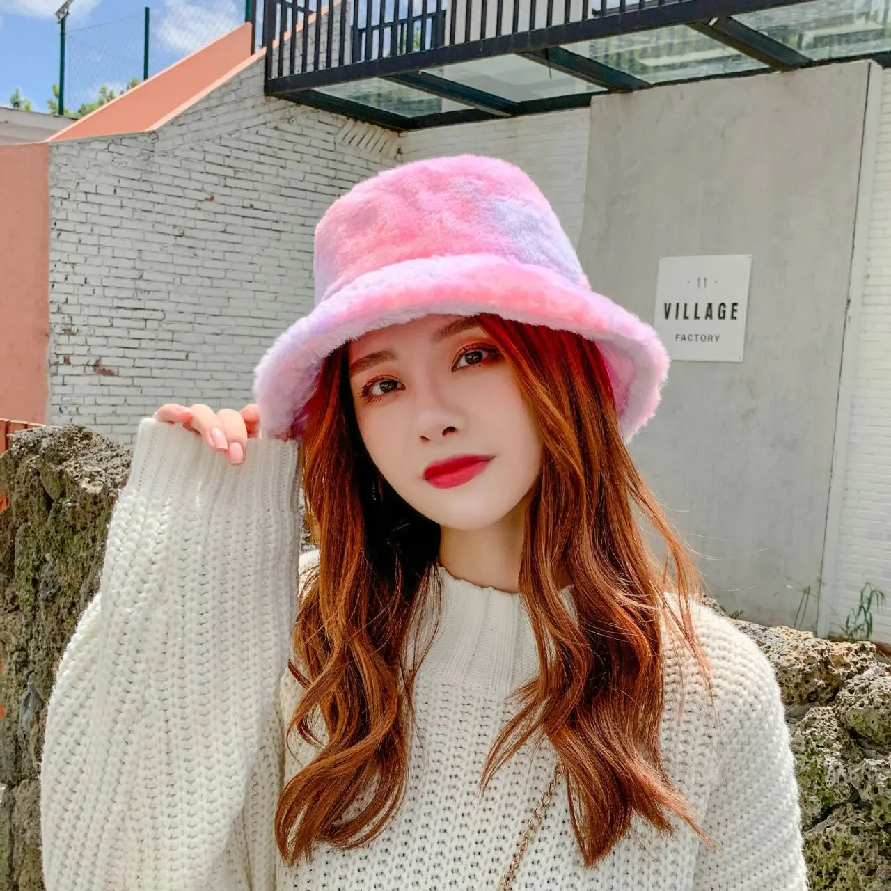 New Style Women's Faux Fur Fisherman Hat Girl Rainbow Tie-dye Soft Warm Fisherman Hat Goros Winter Women Panama Hat
New Style Women's Faux Fur Fisherman Hat Girl Rainbow Tie-dye Soft Warm Fisherman Hat Goros Winter Women Panama Hat