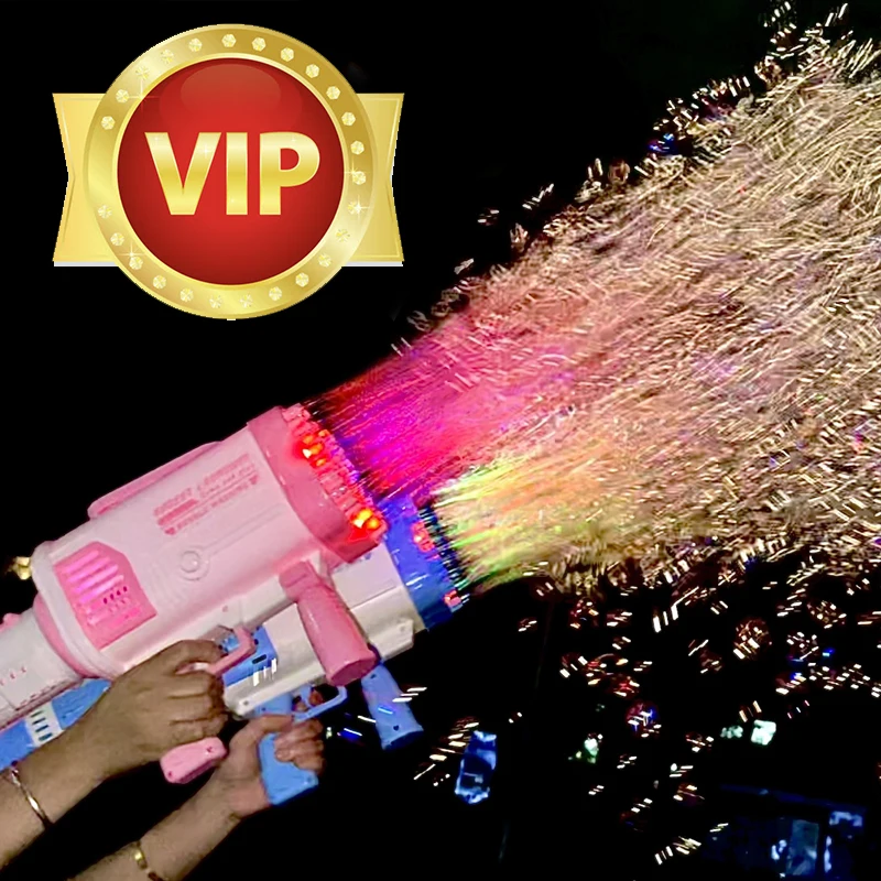 VIP Bubble Machine Rocket 64 Holes Bubbles Maker Gun Launcher Shape Automatic Blower Soap Toys For Kids Children Gift Toys
VIP Bubble Machine Rocket 64 Holes Bubbles Maker Gun Launcher Shape Automatic Blower Soap Toys For Kids Children Gift Toys