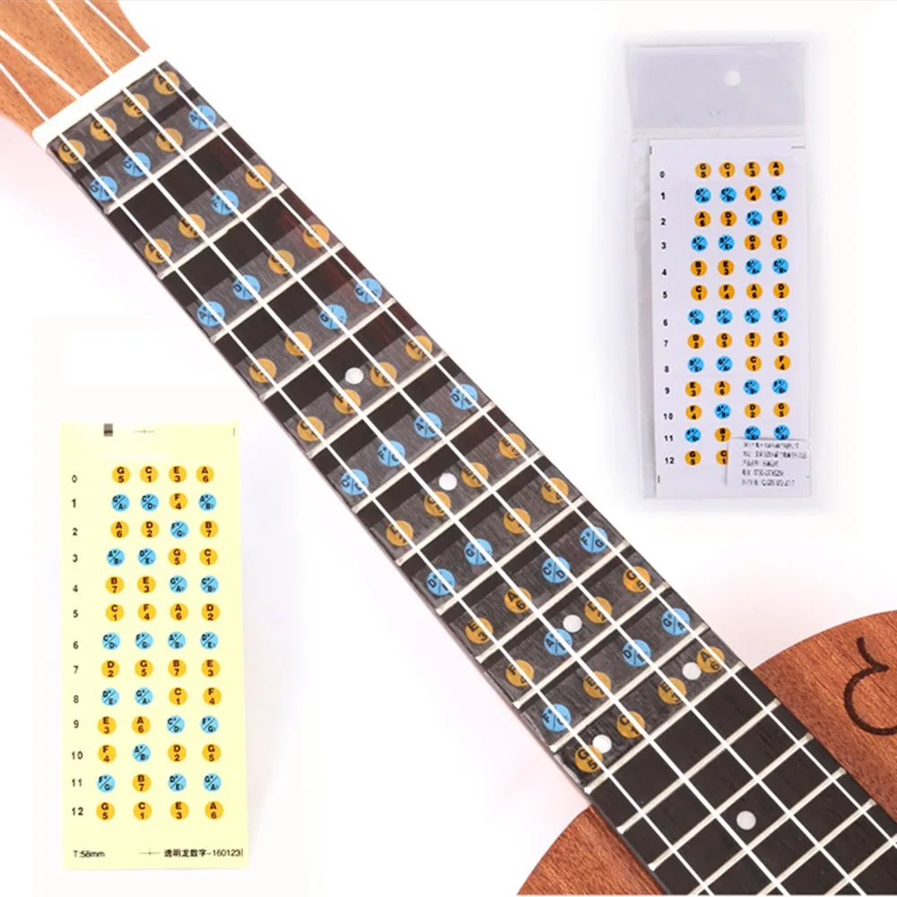 Ukulele Fretboard Note Decal Wear-resistant Fingerboard Frets Map Labels Sticker For Beginner Note Tape Ukulele Part Accessories
Ukulele Fretboard Note Decal Wear-resistant Fingerboard Frets Map Labels Sticker For Beginner Note Tape Ukulele Part Accessories